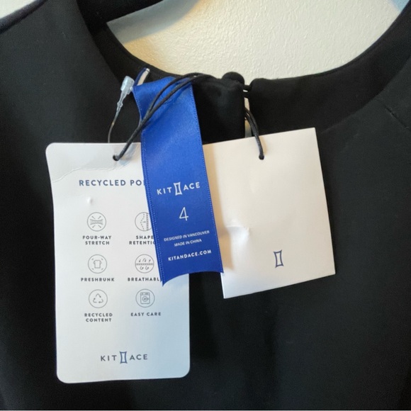 NWT Kit and Ace Serenity Holiday Dress in Black - Picture 5 of 7